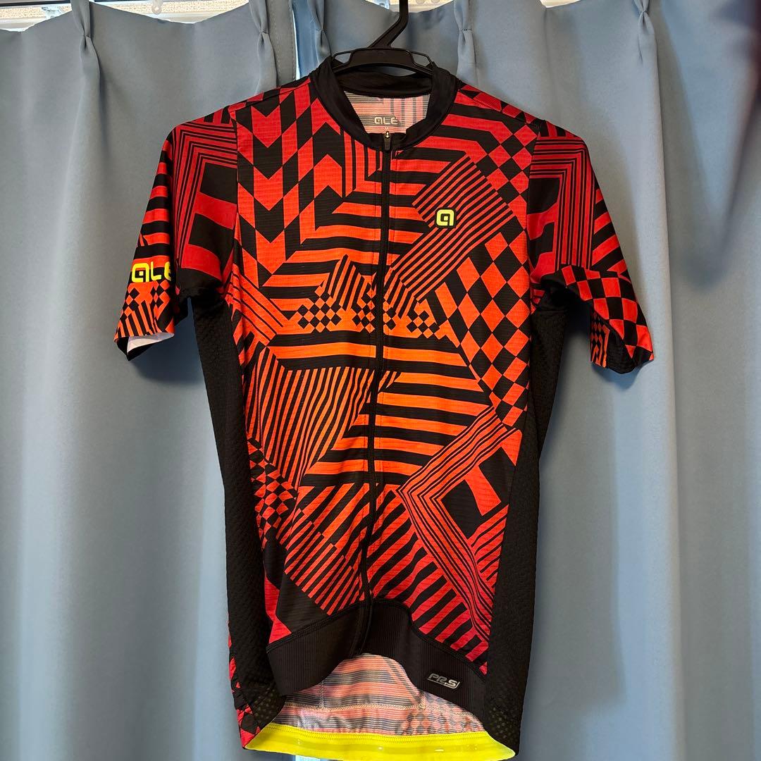 ALÉ サイクルジャージ M 赤/黒