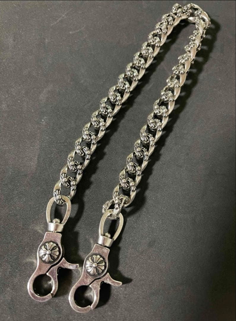 【新品】ウォレットチェーン　シルバー925刻印あり