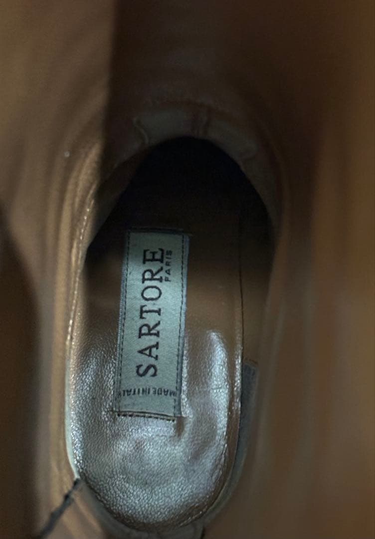 #PARTRE サルトルロングブーツ　黒　38