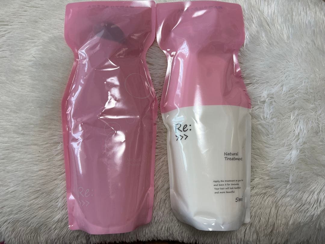 【セット】アジュバン リ ナチュラルシャンプー600m＋トリートメント600g