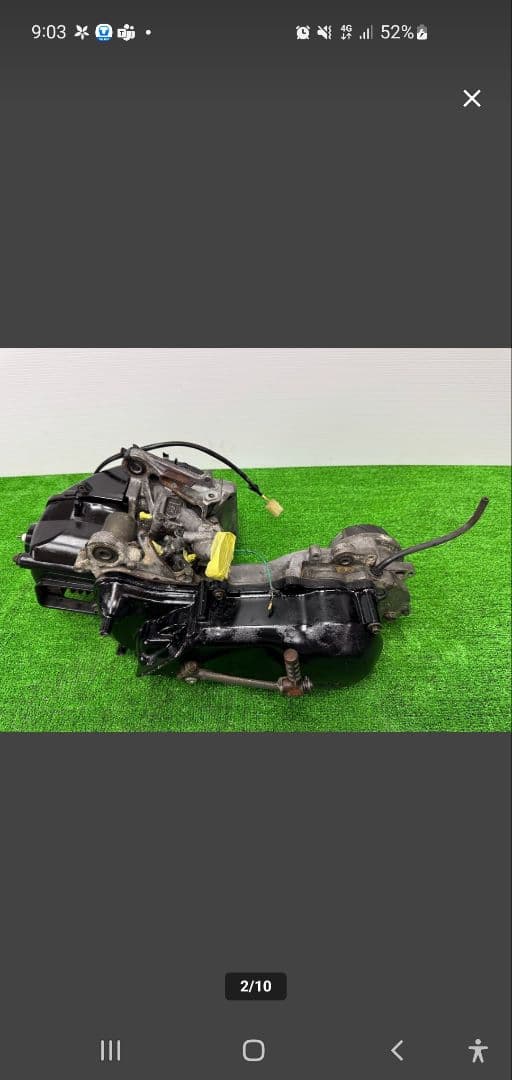 確実実動 ホンダ AF35 DIO ZX 純正エンジン ディオ 検 AF34