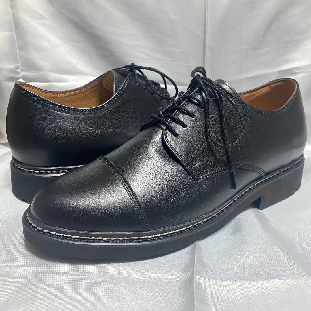 極美品 WYM 26.5 GENUINE LEATHER PLAIN DERBY