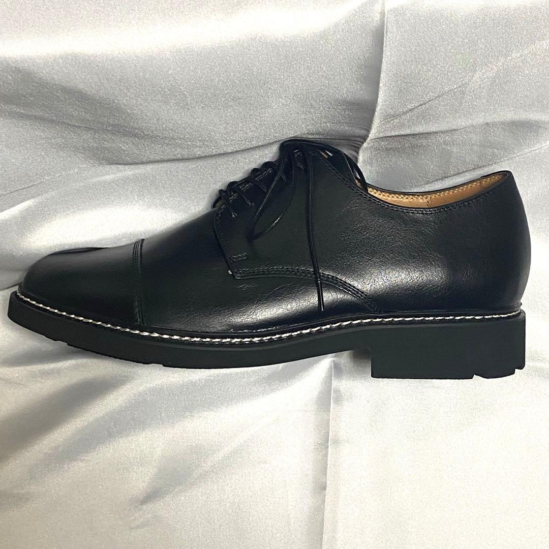 極美品 WYM 26.5 GENUINE LEATHER PLAIN DERBY