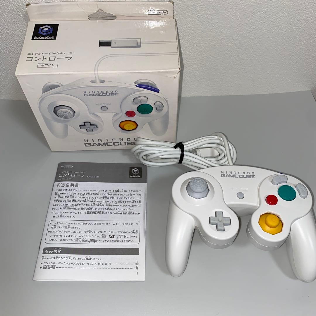【GC】ゲームキューブ　コントローラ　ホワイト　2個