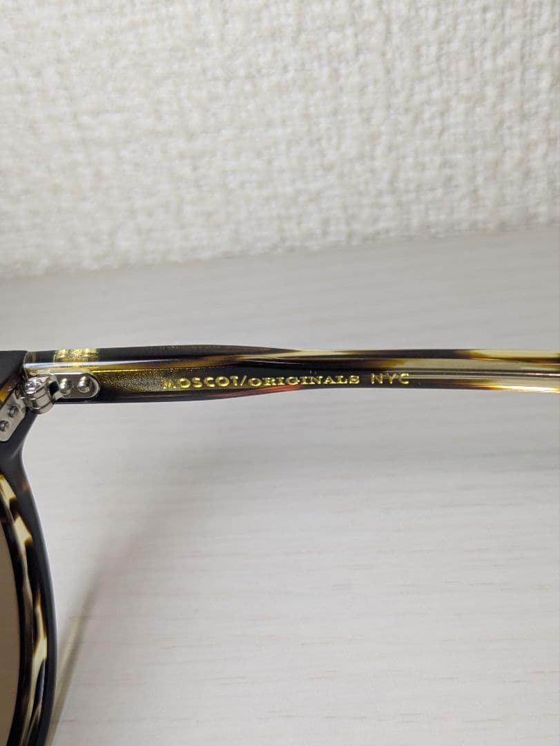 新品未使用 MOSCOT MILTZEN サングラス 鼈甲 ブラウン