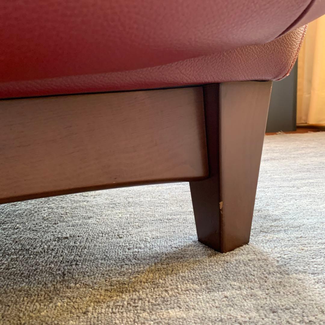 1人掛けソファー本革張り　ユーカス　日本製