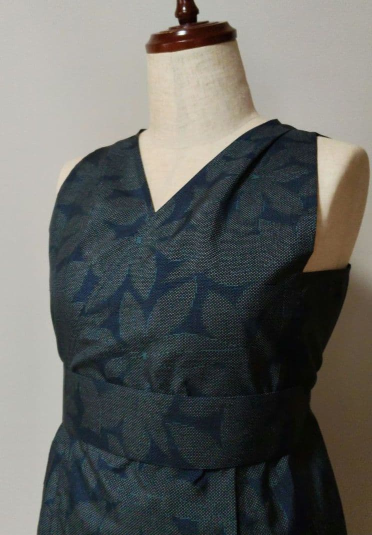 茶道稽古着　ロング　ハンドメイド