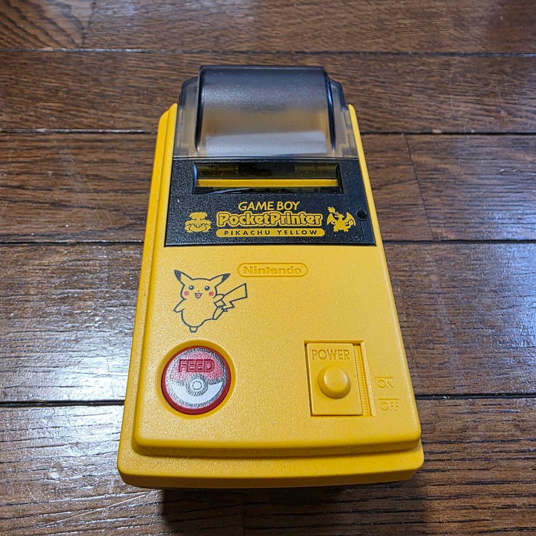 【動作確認済み】ポケットプリンタ　ピカチュウイエロー　シール