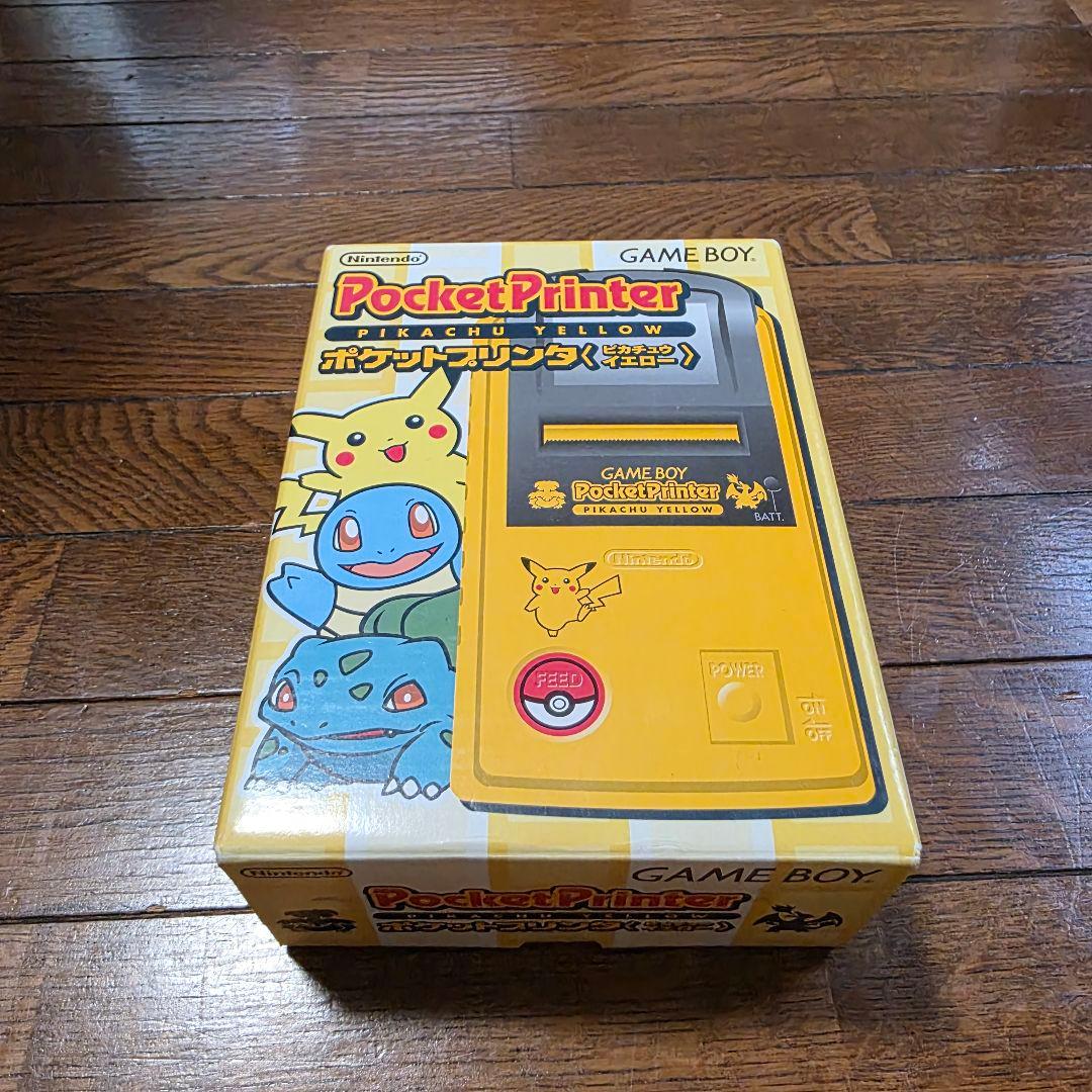 【動作確認済み】ポケットプリンタ　ピカチュウイエロー　シール