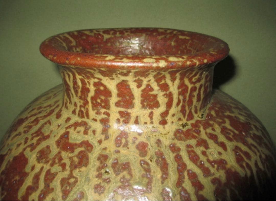 定価68万！澤田重治　壺　澤田重治　さわだしげじ　常滑焼　大壺　市指定無形文化財