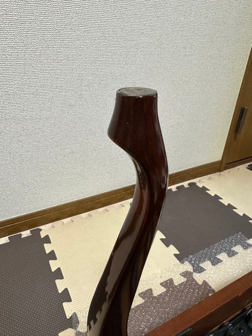 ヤマハ　ピアノ椅子　ベンチ椅子　木目猫脚