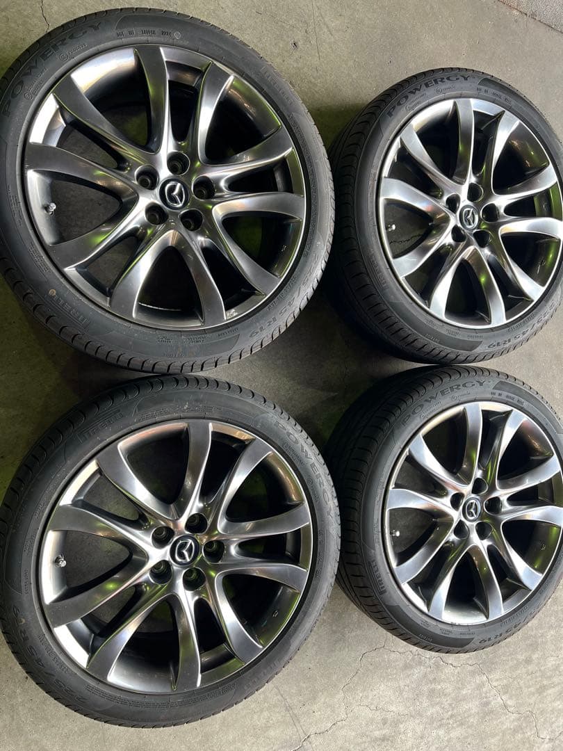 アテンザワゴン 純正 19インチ タイヤホイールセット