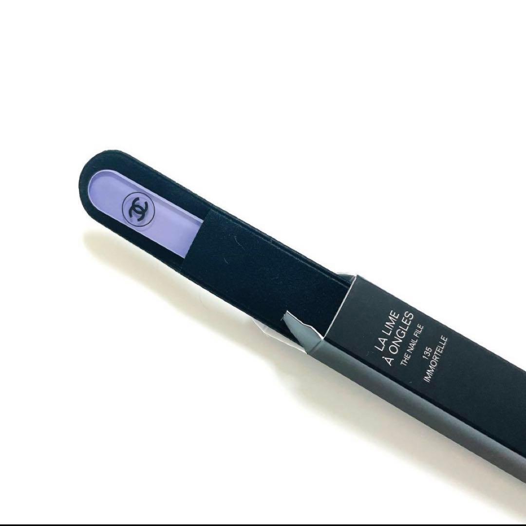 巾着付き　CHANEL シャネル コード ネイル ファイル　135イモーテル