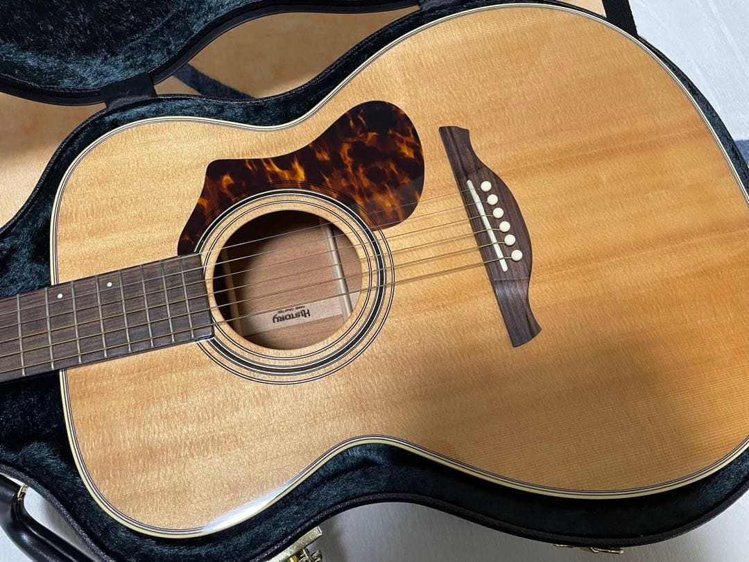 History NT-S4 アコースティックギター ハードケース付き