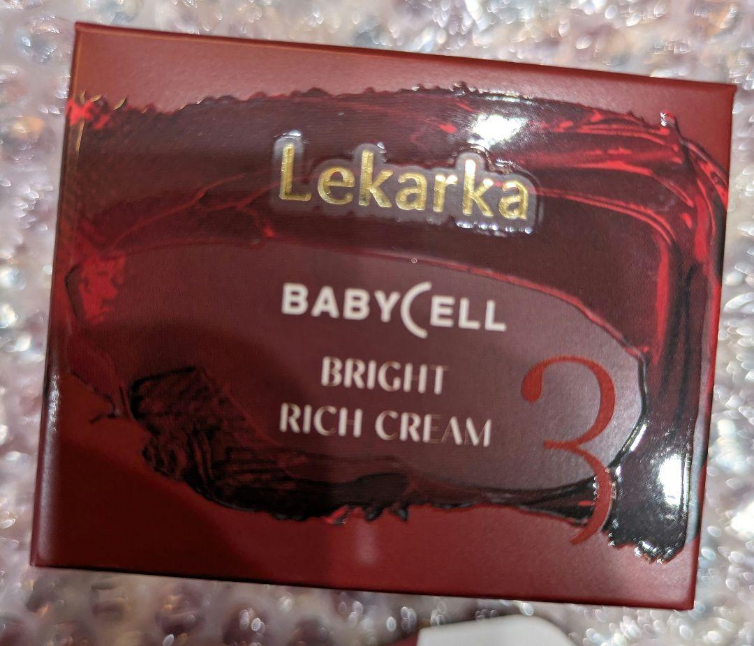フェイスクリーム Lekarka BABY CELL BRIGHT RICH CREAM 30g