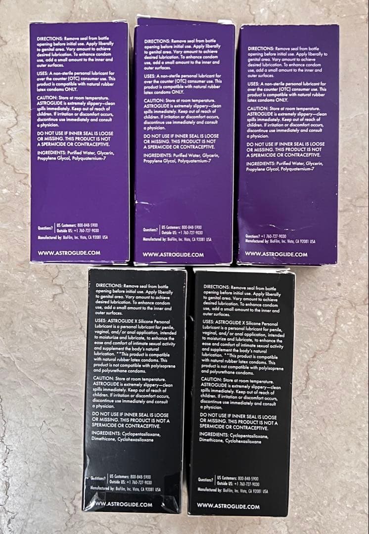 ASTROGLIDE アストログライド 5本
