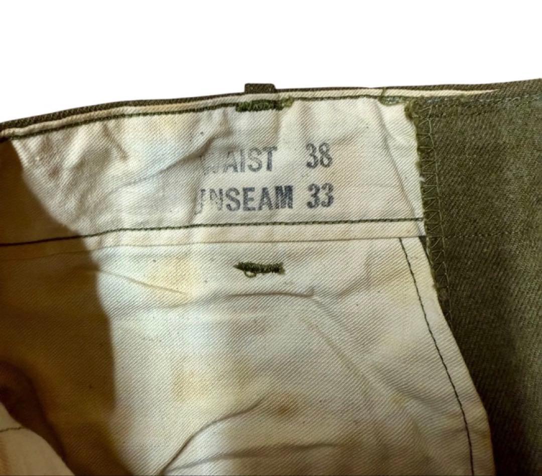 米軍実物 ウール　トラウザー ヴィンテージ　40s 美品