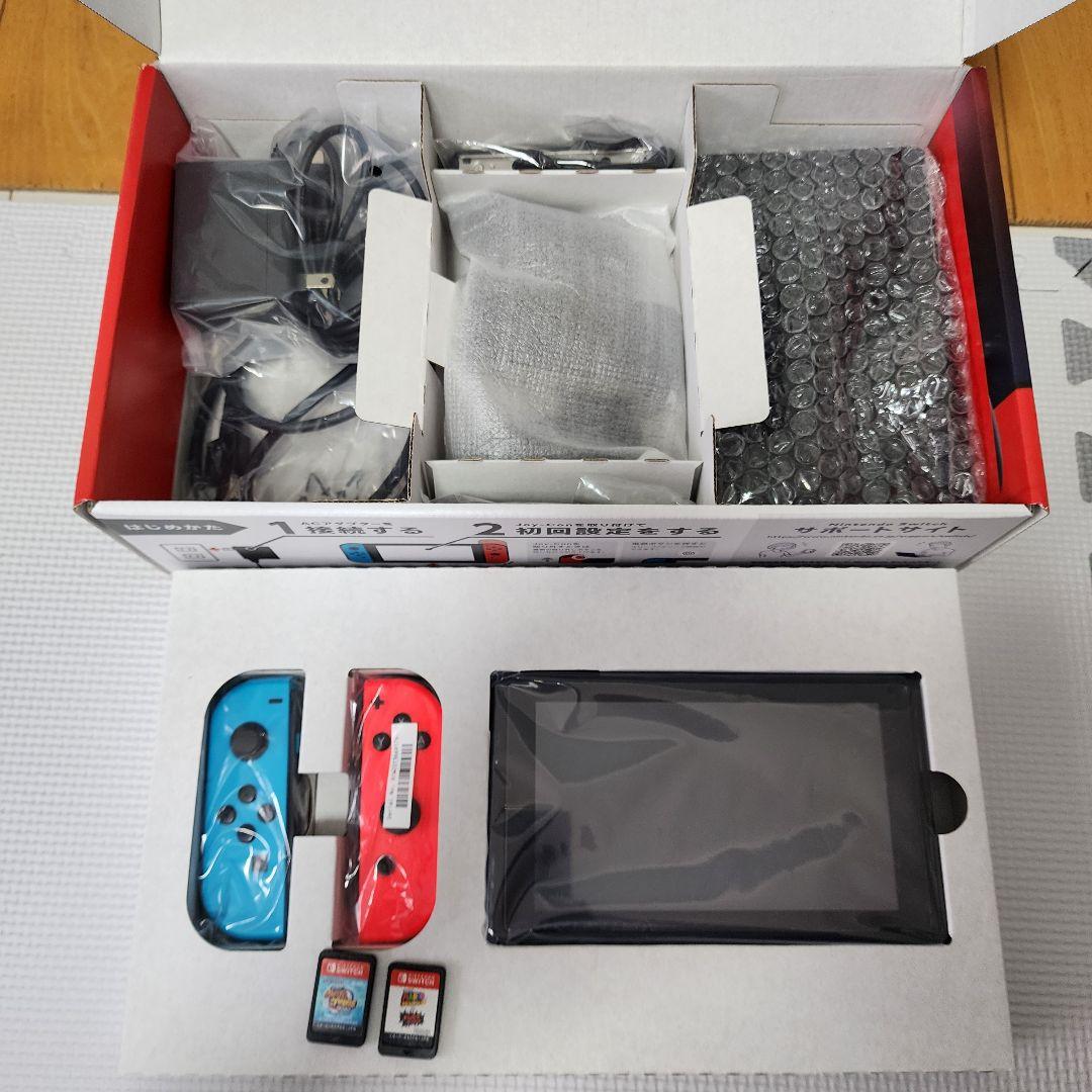Nintendo Switch 本体 ソフト2本おまけつき