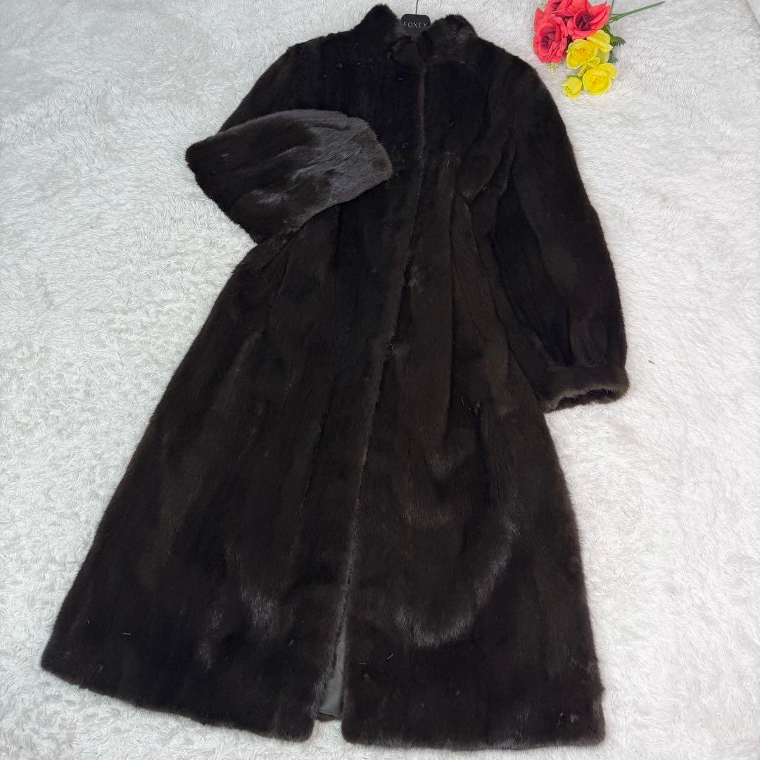 総丈123cm BLACKGLAMA ブラックグラマ 毛並み◎ 舐めし柔らか