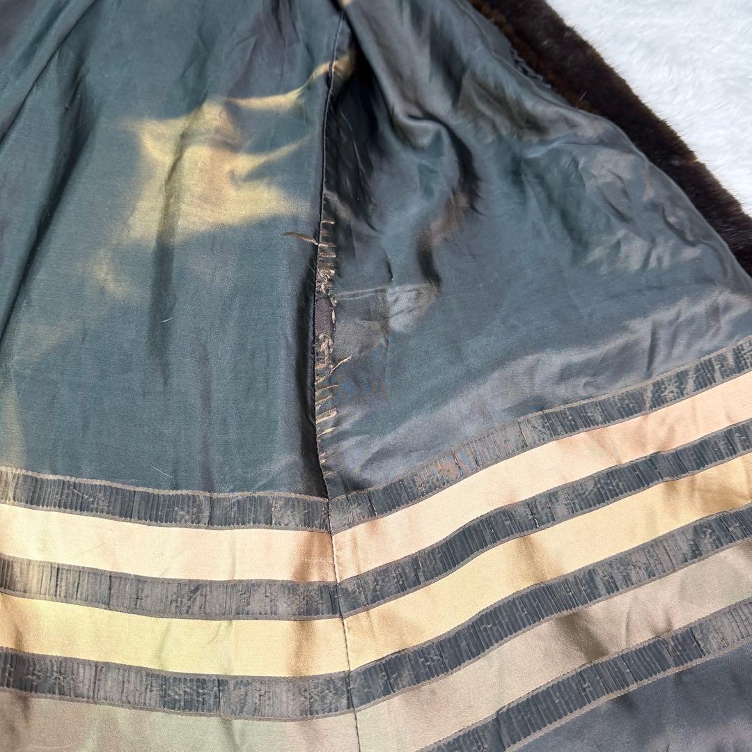 総丈123cm BLACKGLAMA ブラックグラマ 毛並み◎ 舐めし柔らか