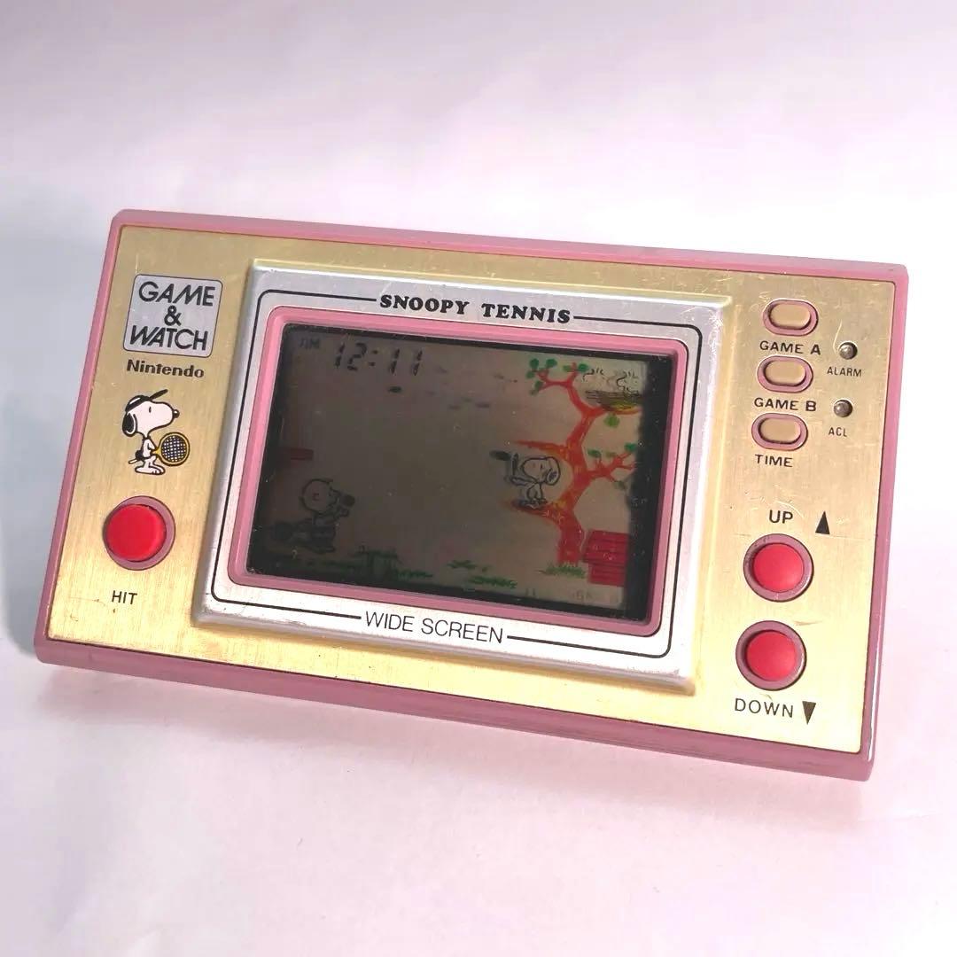 スヌーピーテニス　任天堂　ゲームウォッチ