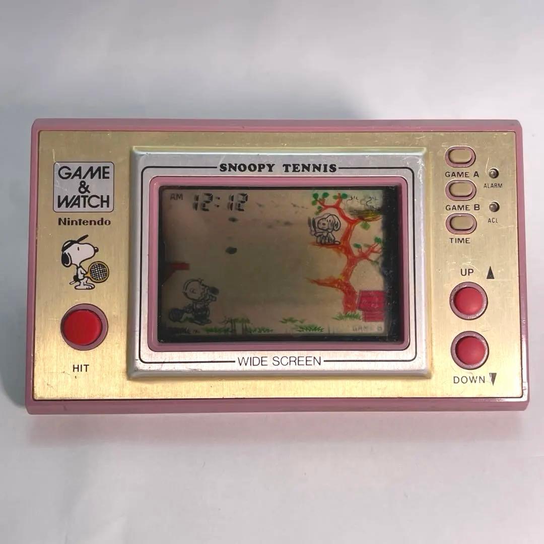 スヌーピーテニス　任天堂　ゲームウォッチ