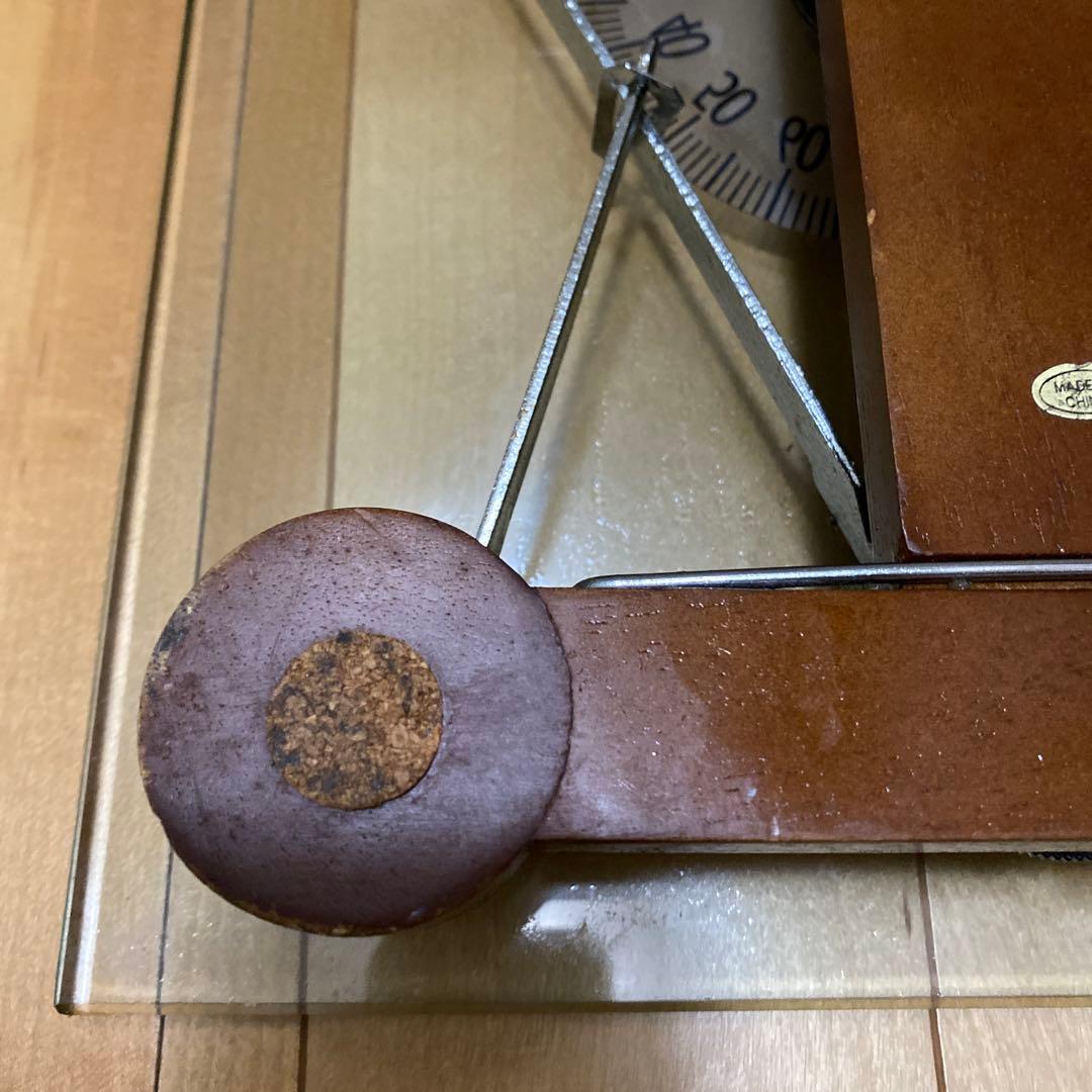 体重計　ガラス製　アンティーク