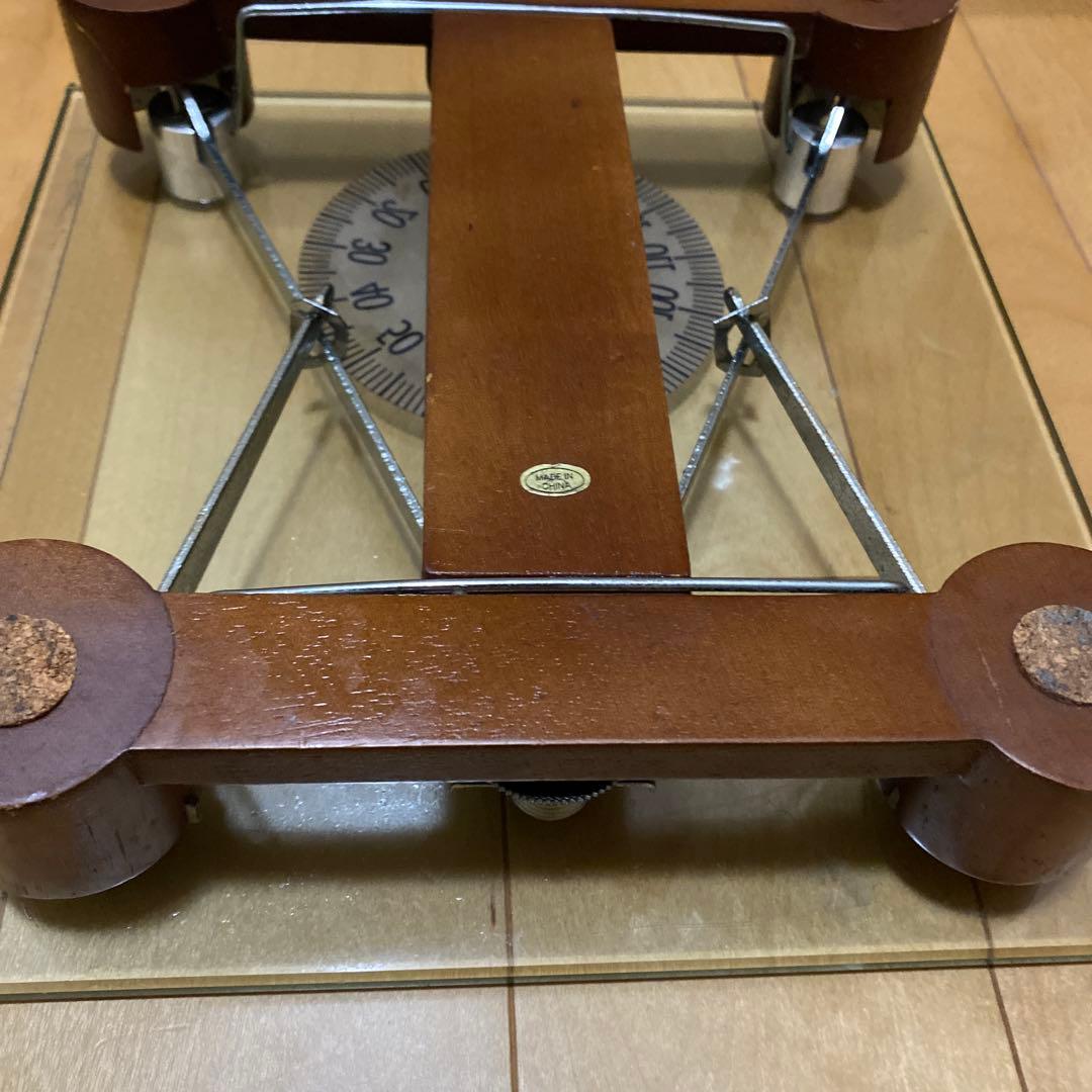 体重計　ガラス製　アンティーク
