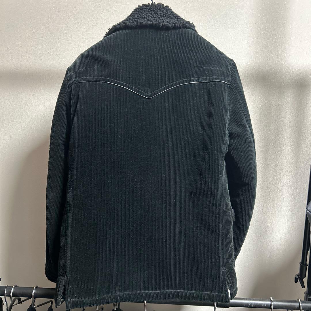 【美品】エヌバイナンバーナイン　コーデュロイジャケット　黒　サイズ3