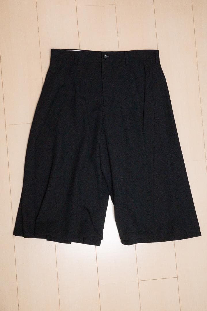 【25AW/美品】コムデギャルソンオムプリュス ウールギャバ ショートパンツ M