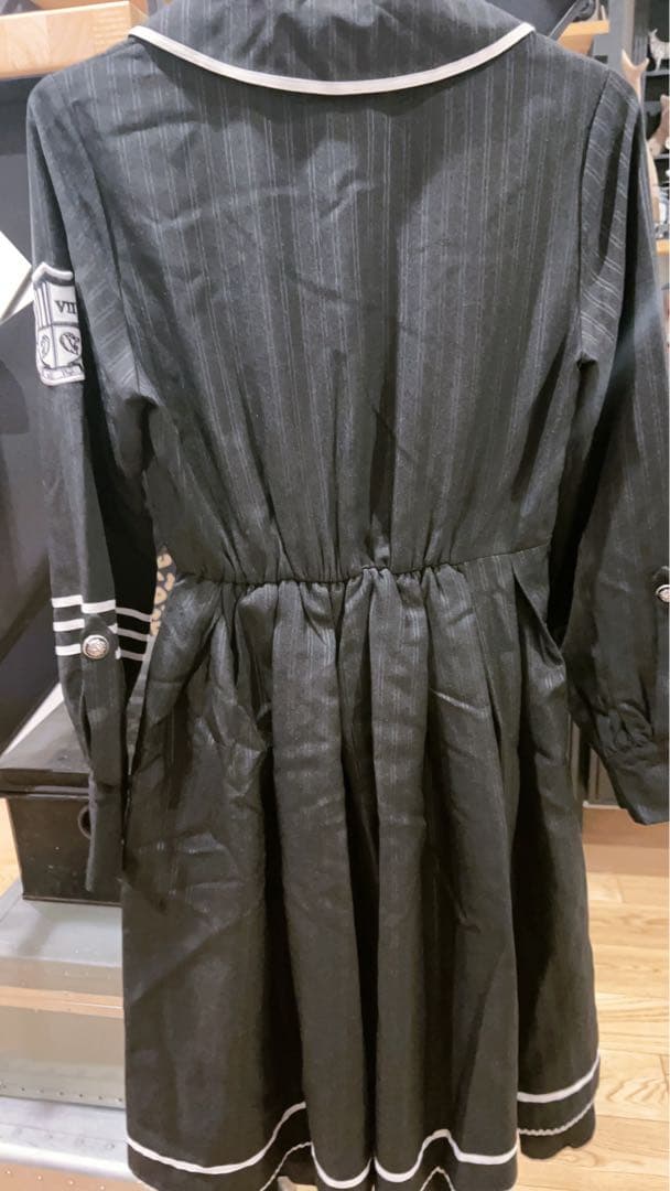 ミリタリー　軍服　ロリータ　フルセット　黒