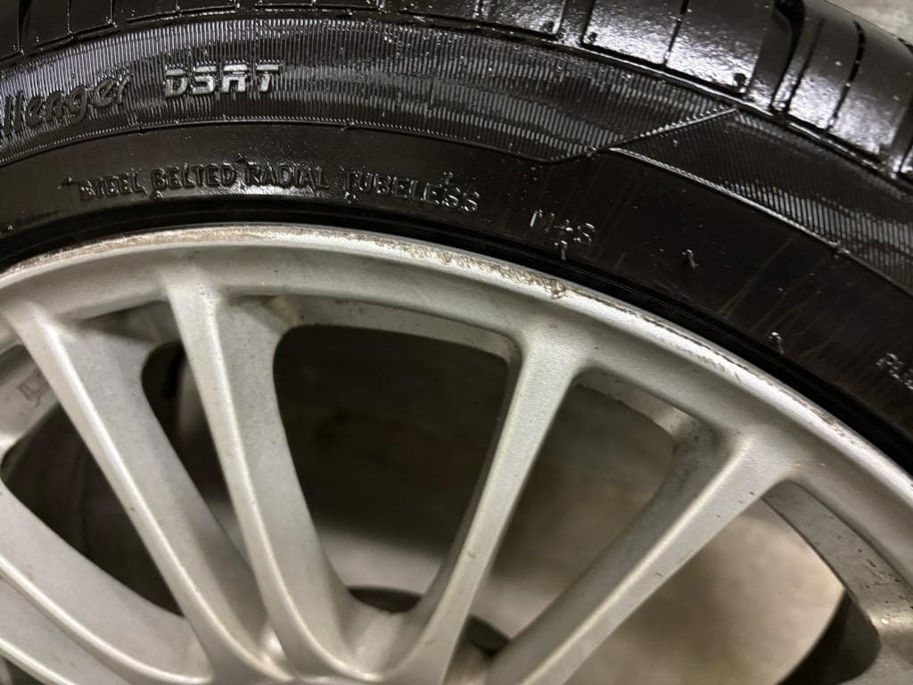 245/40R18 鍛造 インプレッサ WRX STI 純正OP 8.5J-18