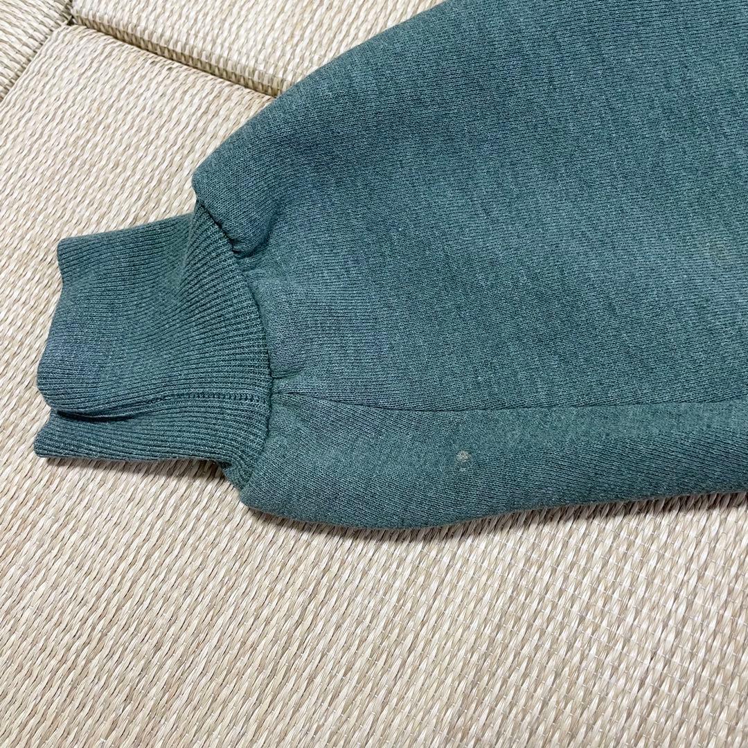 G*l様 90s USA製 ラッセルアスレチック 無地 スウェット 杢グリーン