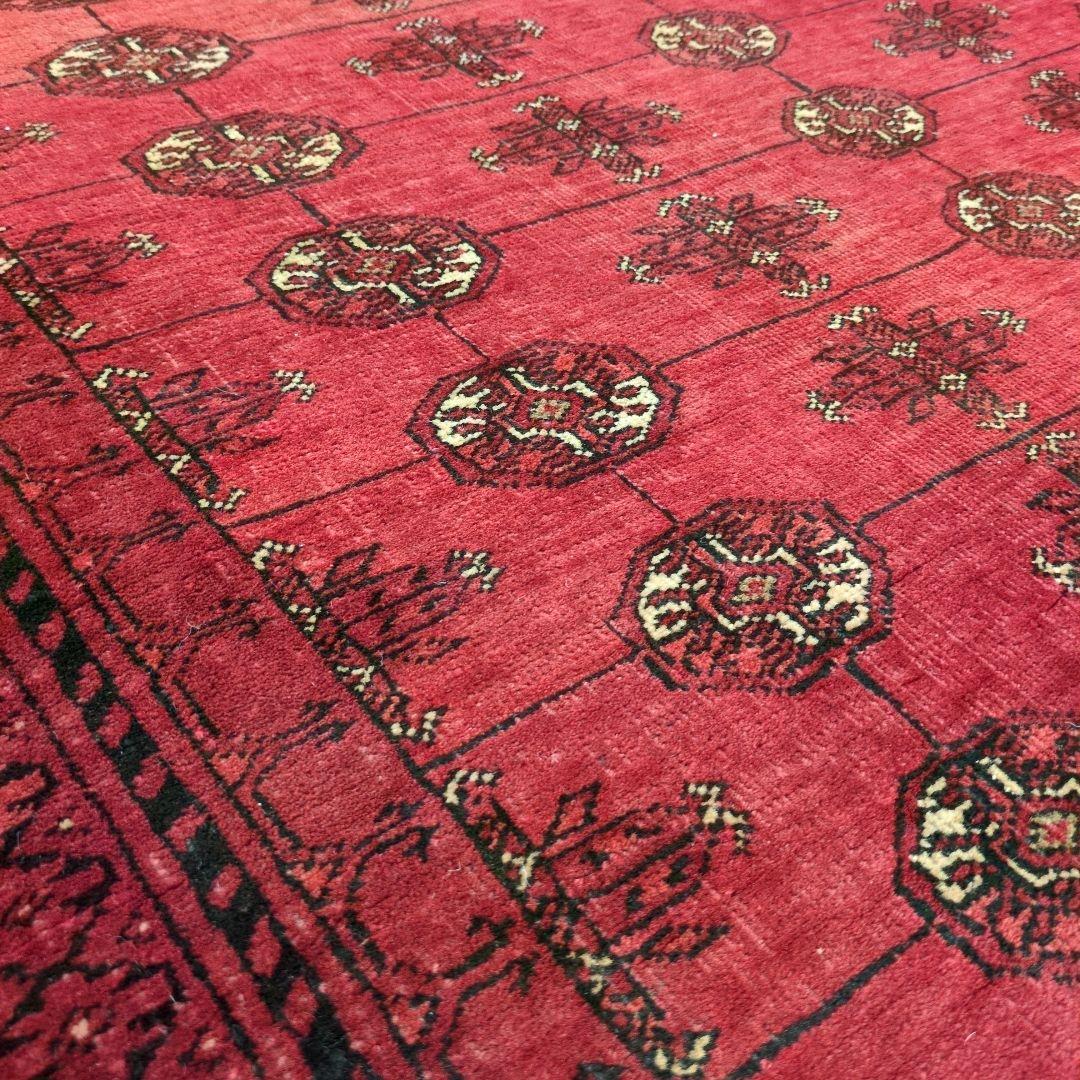 ヴィンテージラグ　トルクメン　トライバルラグ アフガニスタンラグ　手織り絨毯