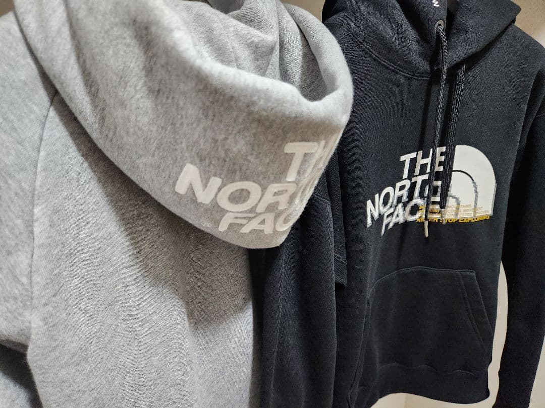 THE NORTH FACE レディース パーカー ブラック グレー 2点セット