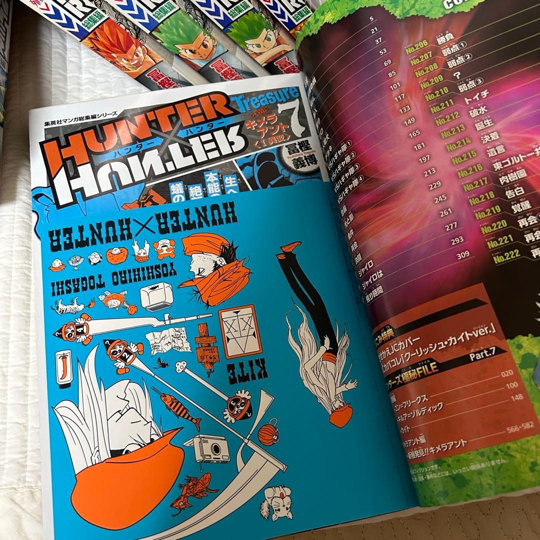 HUNTER×HUNTER 総集編 全巻セット　全巻ブックカバー付き
