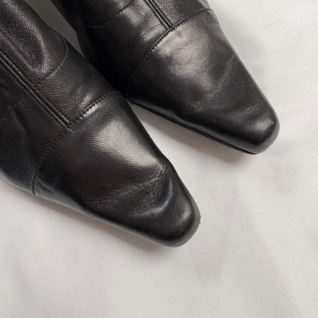 靴 00FW Chanel Knee-High Sock Boots