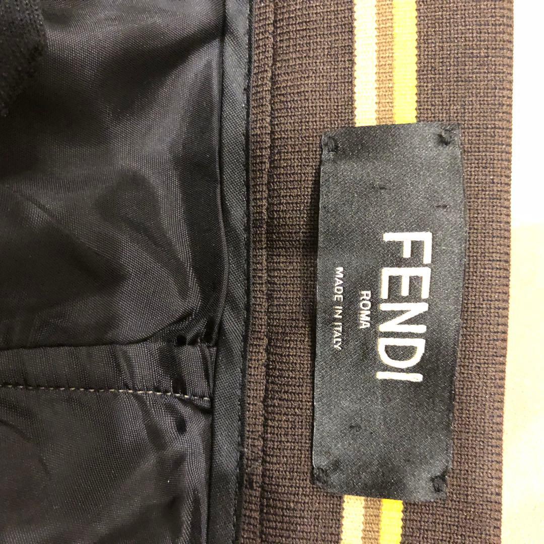 FENDI スラックス トラウザーズ ブラウン ダークブラウン イエロー50