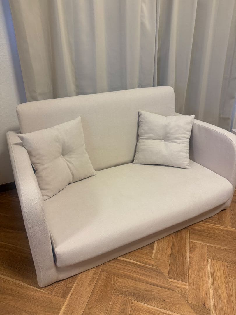 【定価46,000円】ソファベッド 一人暮らし ソファ 白 ホワイト ベージュ