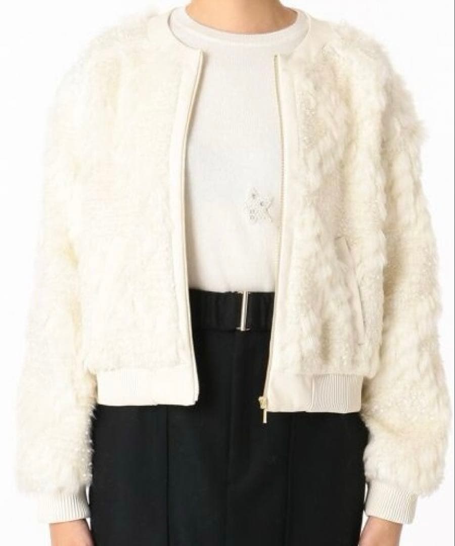 仲里依紗さん着用 ✨　GRACECONTINENTAL ファーツイードジャケット