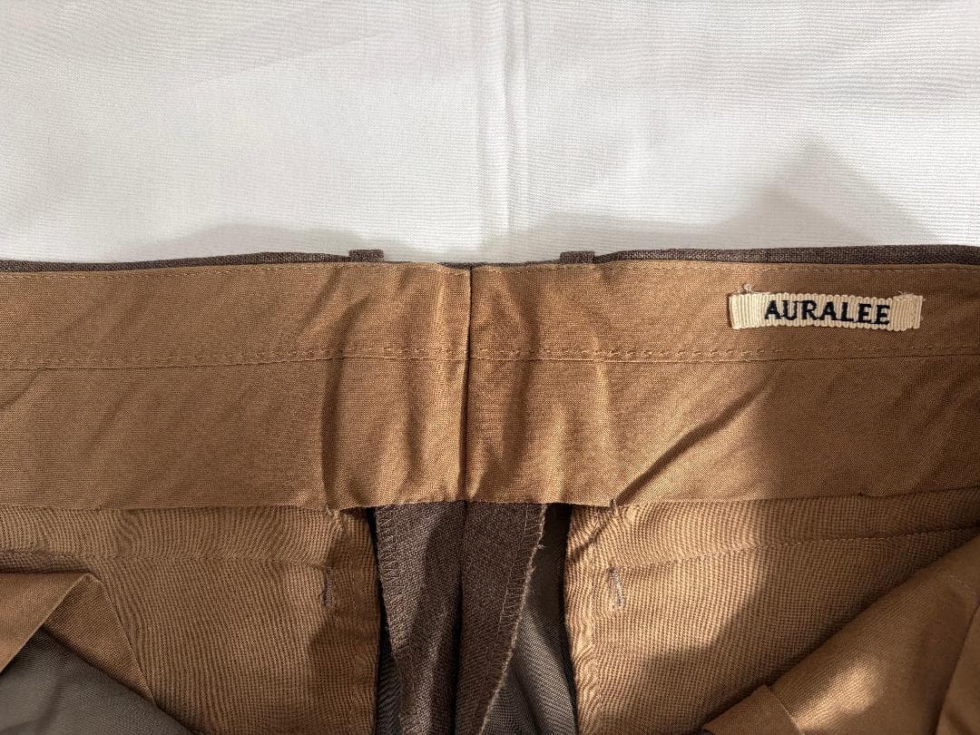 【20AW美品】AURALEE Bluefaced Wool Slacks