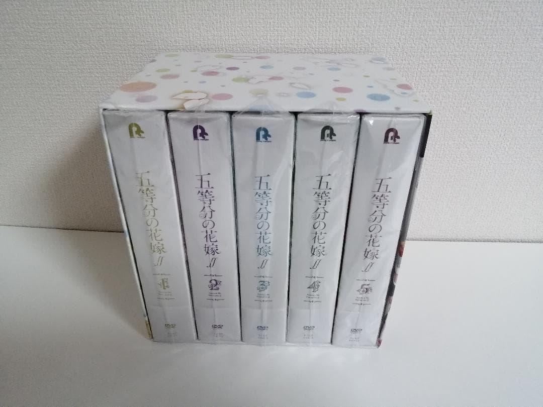 五等分の花嫁∬　初回限定版　DVD　全5巻セット＋アマゾン全巻購入特典BOX