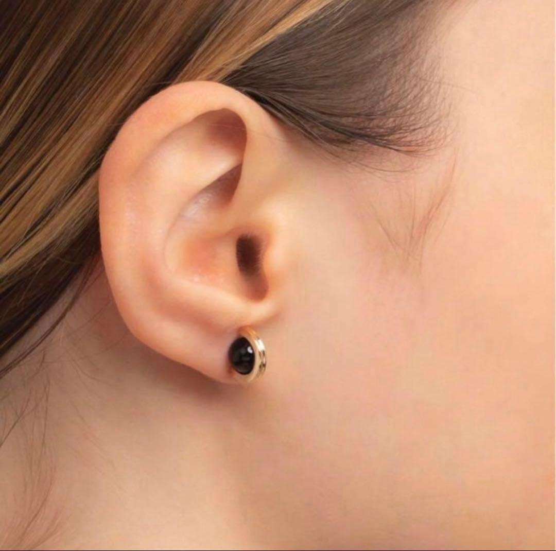 【専用品】Hirotaka BELUGA オニキスピアス Sサイズ ヒロタカ