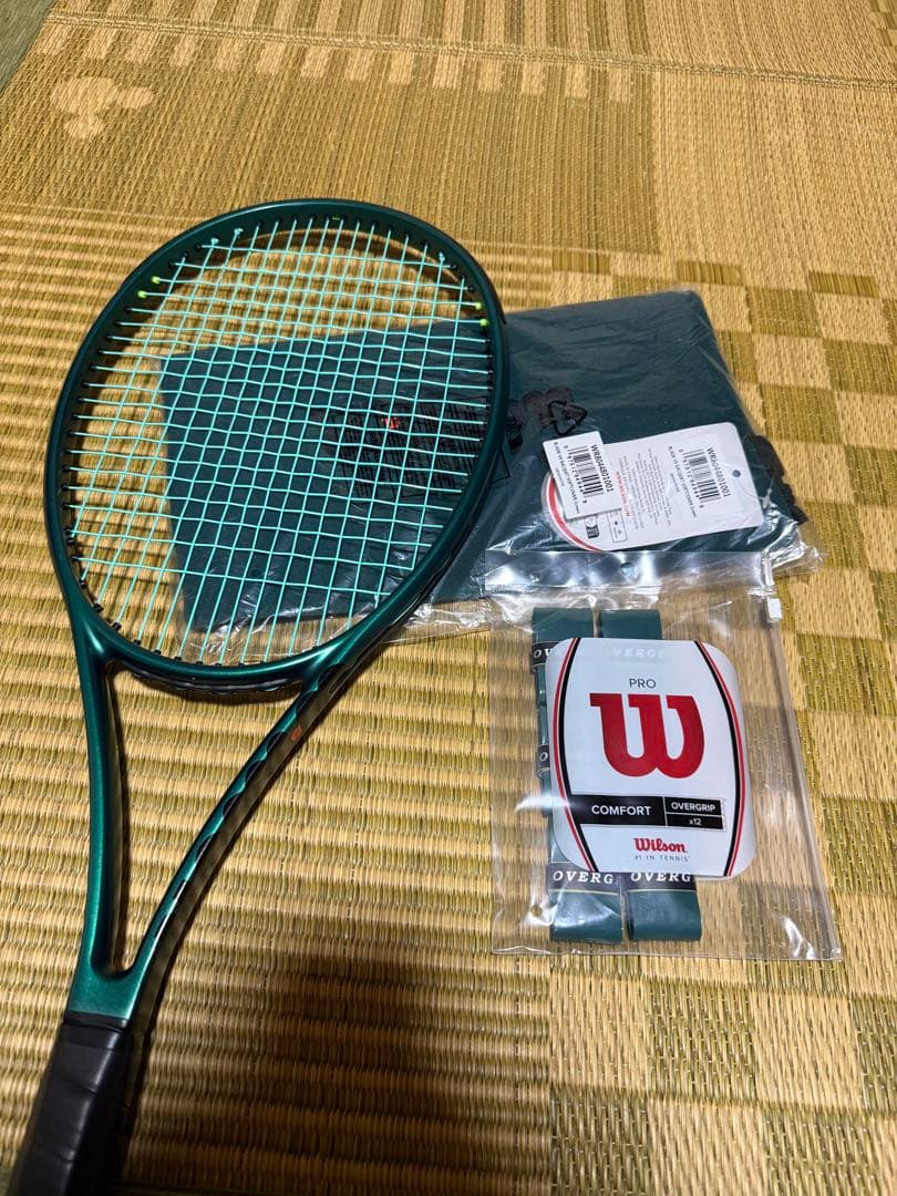 Wilson Blade 98 v9 16x19 グリップ2 ケース・グリップ付