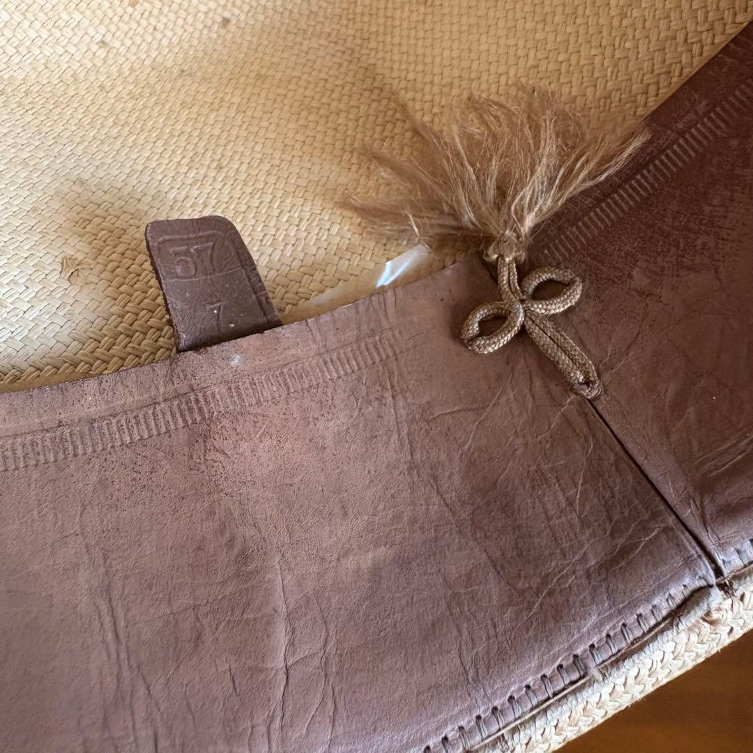 Genuine Panama HAT ヴィンテージ　パナマハット 7 57