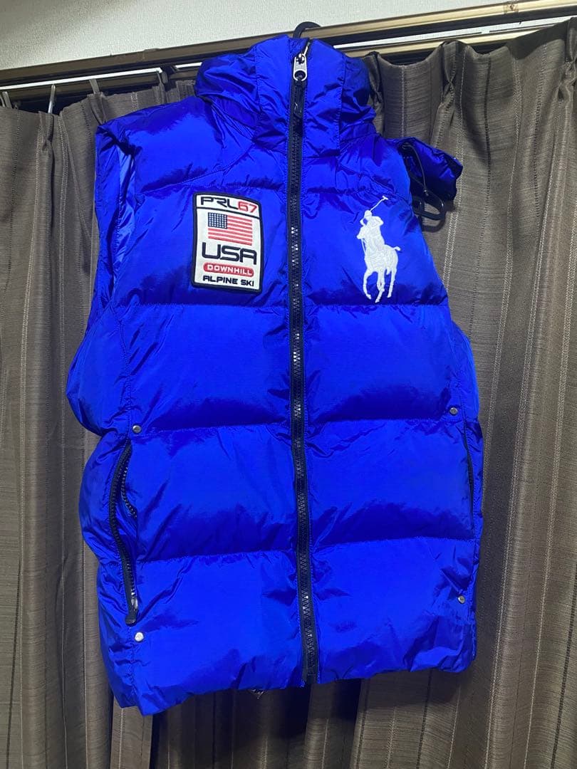 polo ralph lauren ダウンベスト 青 ブルー