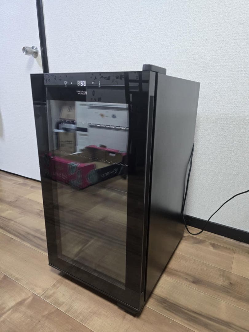 さくら製作所　 SAKURA WORKS ワインセラー SB22 ピュアブラック