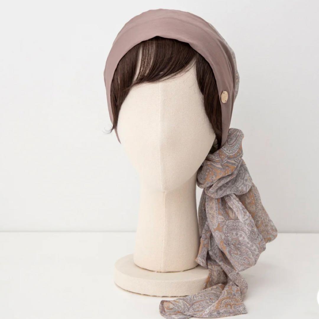 BAREN スカーフハット(Mサイズ) PaisleyBrown 医療用