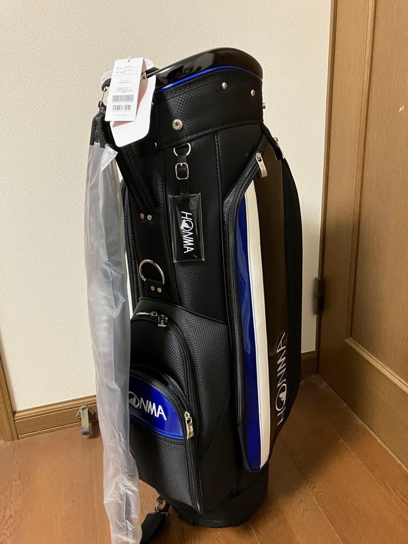 HONMA キャディバッグ 黒・青