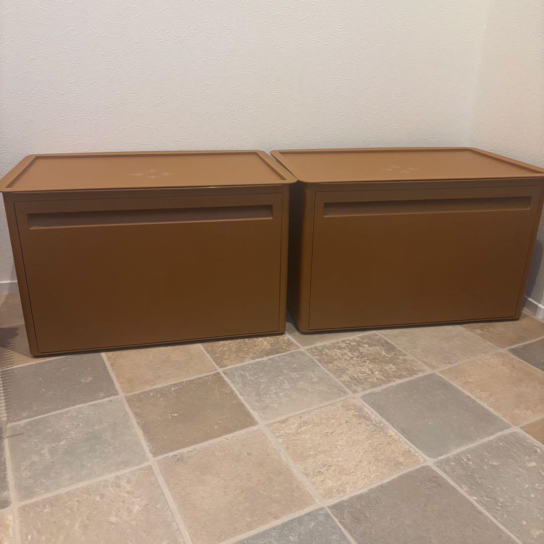 【美品】Tupperware マルチオーガナイザーワ イドドア付 2個セット